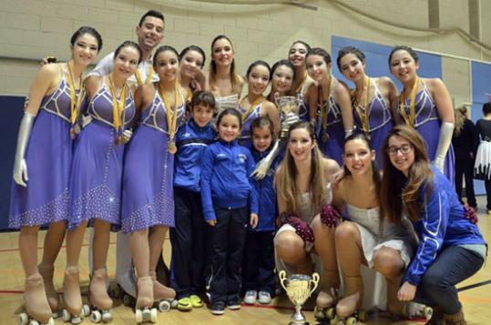 Eix. Patinadores de la Fundació