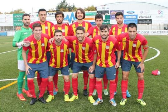 Lluís Muntaner. Plantilla del CF Vilafranca