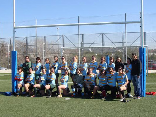 SEL. Plantilla del sènior femení, després de la victòria enfront el RC Martorell
