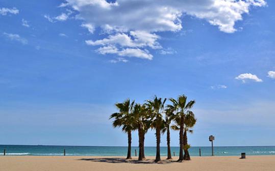 Eix. Platja de Calafell