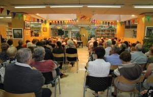 Ple a la Biblioteca per escoltar el Jutge Santiago Vidal presentant el seu nou llibre