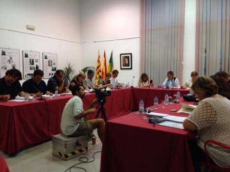 Ajuntament de Cubelles. Ple municipal a Cubelles