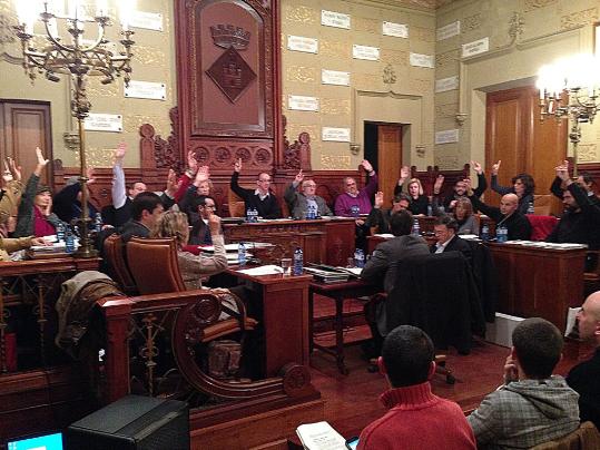 Ajuntament de Sitges. Ple municipal a Sitges