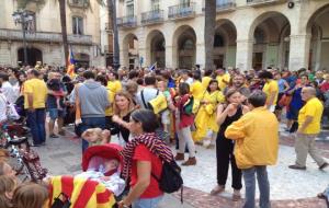 Plens a les places contra la suspensió del 9N