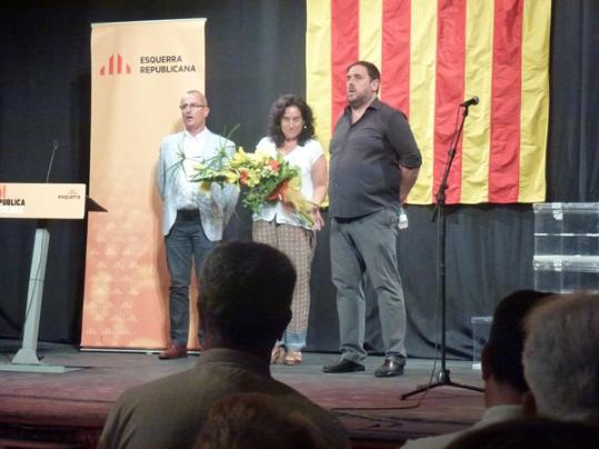 ERC. Presentació d'Aurora Carbonell com a alcaldable d'ERC a Sitges