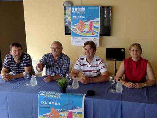 Eix. Presentació de la II Triatló Penedès Marítim Cunit