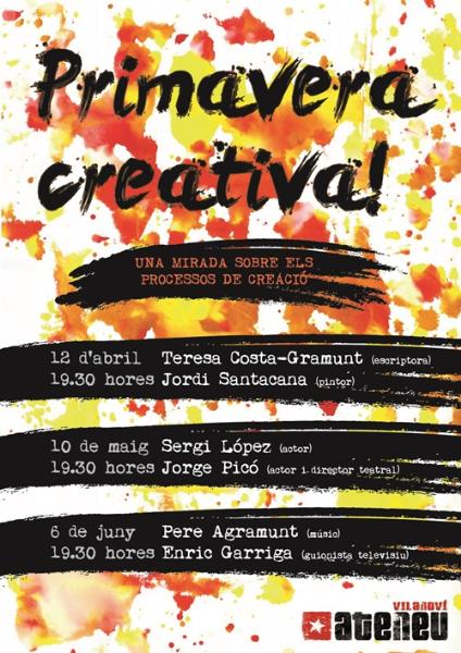 EIX. Primavera Creativa. Una mirada sobre els processos de creació