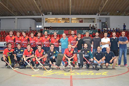 CE Noia. Primer equip i jugadors que reforçaran l'equip