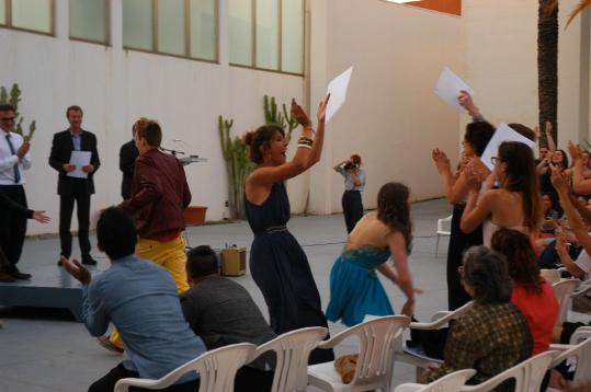 Ajuntament de Sitges. Primera promoció dalumnes a l'Institute of the Arts de Sitges