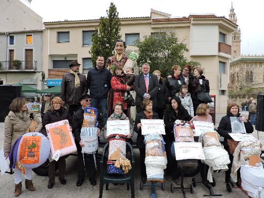 J. Auví. Quadre de guanyadors de la IV edició del Concurs Nacional de Punta al Coixí de Catalunya 