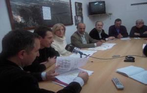 Ajuntament de Vilafranca. Roda de premsa a l'Espirall