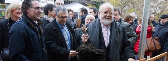 Òscar Giralt / Diputació . Salvador Esteve ha inaugurat la Fira del Gall de Vilafranca del Penedès