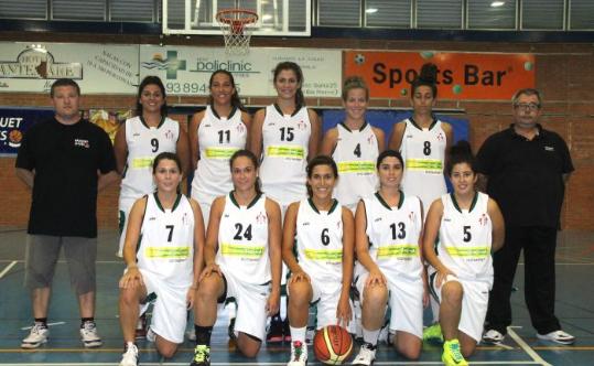 Eix. Sènior femení A del CB Sitges