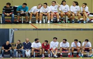 Eix. Sènior masculí i femení del CB Samà