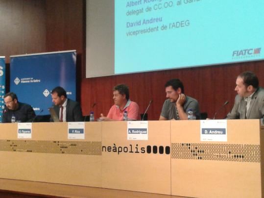 Meritxell Bayarri. Sessió sobre la revitalització industrial de Vilanova i la Geltrú