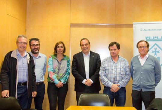 Eix. Signatura del conveni