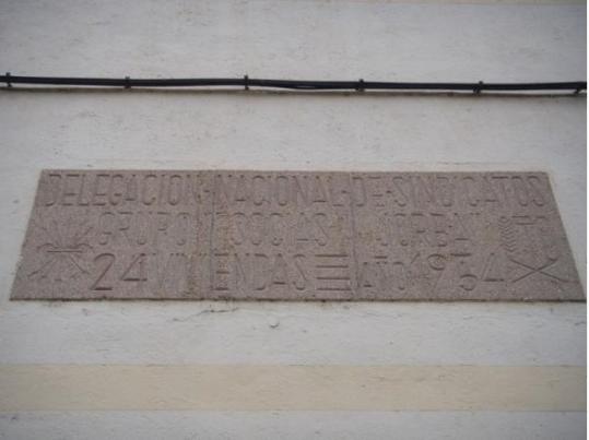 CUP El Vendrell. Símbol franquista al Vendrell