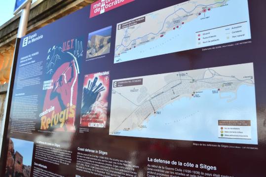 Ajuntament de Sitges. Sitges actualitza els panells informatius de lEspai de Memòria Històrica