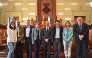 Ajuntament de Sitges. Sitges, Vilanova, Vilafranca i Igualada, nova aliança territorial