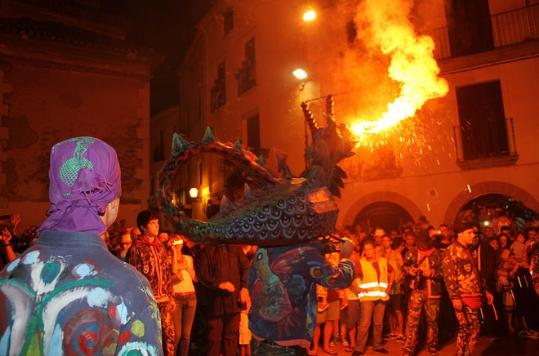 Ajuntament de Vilanova. Tomb de Foc. Festa Major de la Geltrú