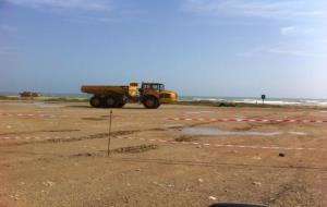 EIX. Treballs d'adequació de l'aparcament de la platja del Far de Vilanova