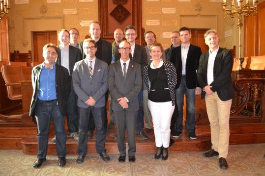 Ajuntament de Sitges. Una delegació dels Països Bàltics visita Sitges