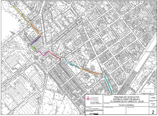 EIX. Vilafranca farà un carril bici que permetrà enllaçar la Girada amb la Zona Esportiva