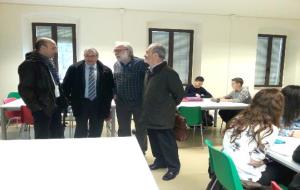 Ajuntament de Vilafranca. Visita institucional a l'escola Arsenal