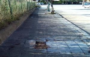 Vorera del carrer Jaume Balmes 