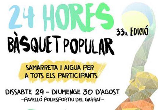 24 Hores Bàsquet Popular. Eix