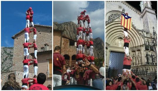 3 i 4 de 8 dels Xicots de Vilafranca a Collbató. Xicots de Vilafranca