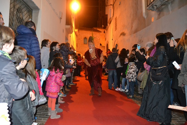 Cavalcada dels Reis a Vilanova i la Geltrú 2015. El patge Eliseu. Cavalcada dels Reis a Vilanova i la Geltrú 2015