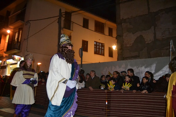 Cavalcada dels Reis a Vilanova i la Geltrú 2015. El rei Gaspart. Cavalcada dels Reis a Vilanova i la Geltrú 2015