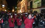 Cavalcada dels Reis a Vilanova i la Geltrú 2015. Imatge de la banda de música de l'Escola Mestre Montserrat