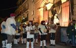 Cavalcada dels Reis a Vilanova i la Geltrú 2015. Els músics que acompanyen ses majestats
