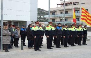 Mossos d'Esquadra. A l'acte en record del caporal Jorge Farre, han participat mossos i policies locals de Sitges, de Sant Pere de Ribes i vigilants d'