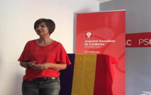 Abigail Garrido, al Congrés de la JSC Alt Penedès-Garraf