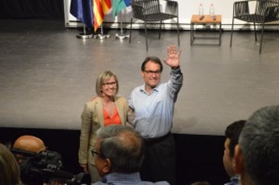 CiU. Acte central de campanya de CiU al Vendrell amb Artur Mas