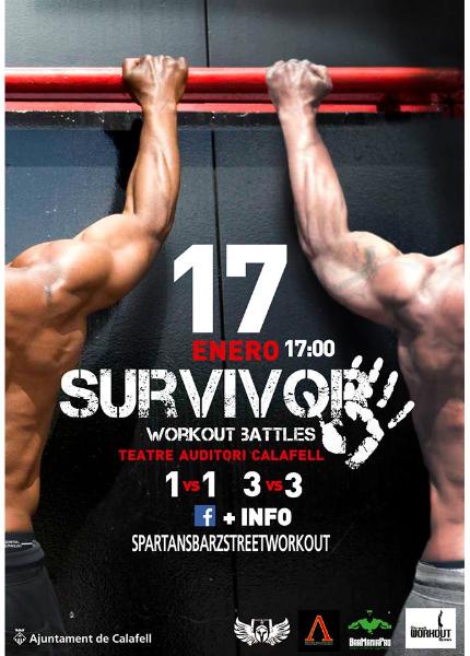 Spartants survivor workout battles a Calafell