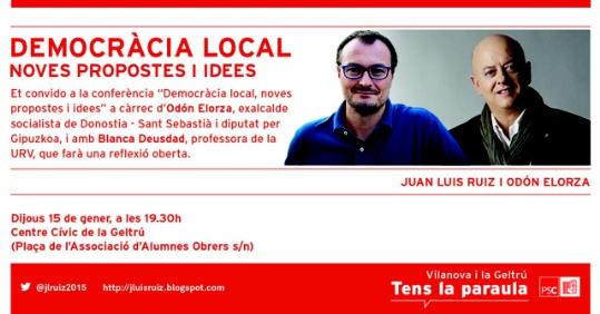 Cicle de debats amb el PSC