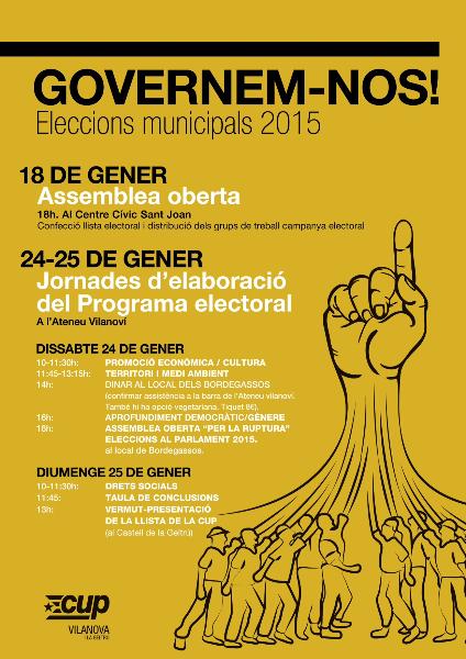 Jornades d'elaboració del programa electoral de la CUP