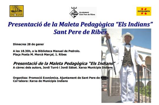 Presentació de la maleta pedagògica Els Indians