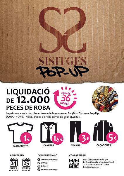 Venta Pop- Up a Sitges