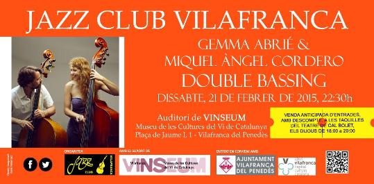 Gemma Abriè & Miquel Ángel Cordero: Double Bassing
