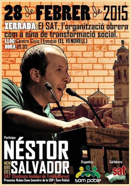 Xerrada amb Néstor Salvador, membre del SAT