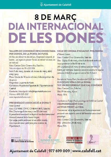 Celebració del Dia Internacional de les Dones, a Calafell
