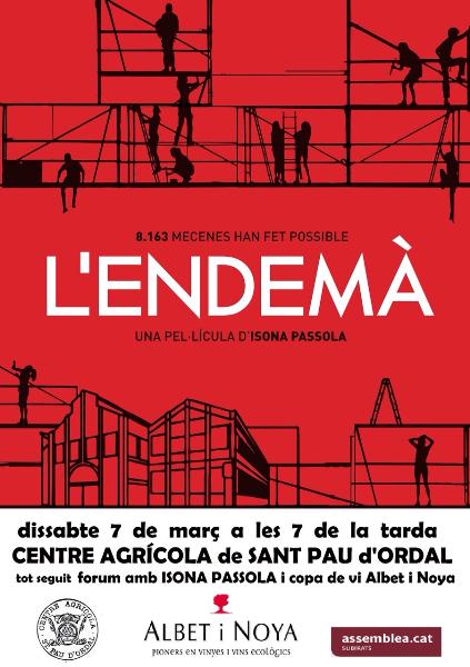 Projecció de la  pel·lícula 