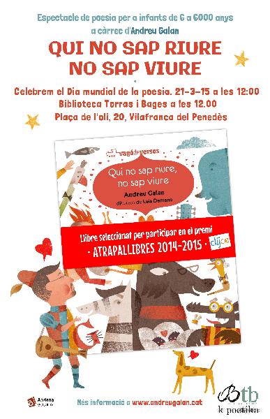 Dia Mundial de la Poesia a Vilafranca