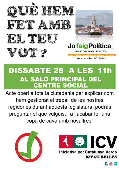 Què hem fet amb el teu vot?