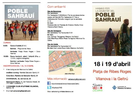 Haimes per la dignitat del Poble Sahrauí
